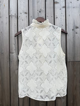 Agnes Crochet Top - Ivory