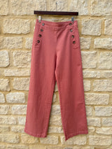 Margaux Button Pant - Rose