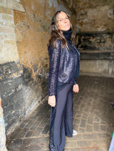 Pantalón Tempest - Negro con lentejuelas negras