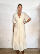 Romy Tie Back Dress - Neutral