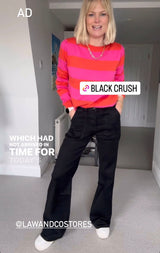 Crush Pierna Ancha - Negro