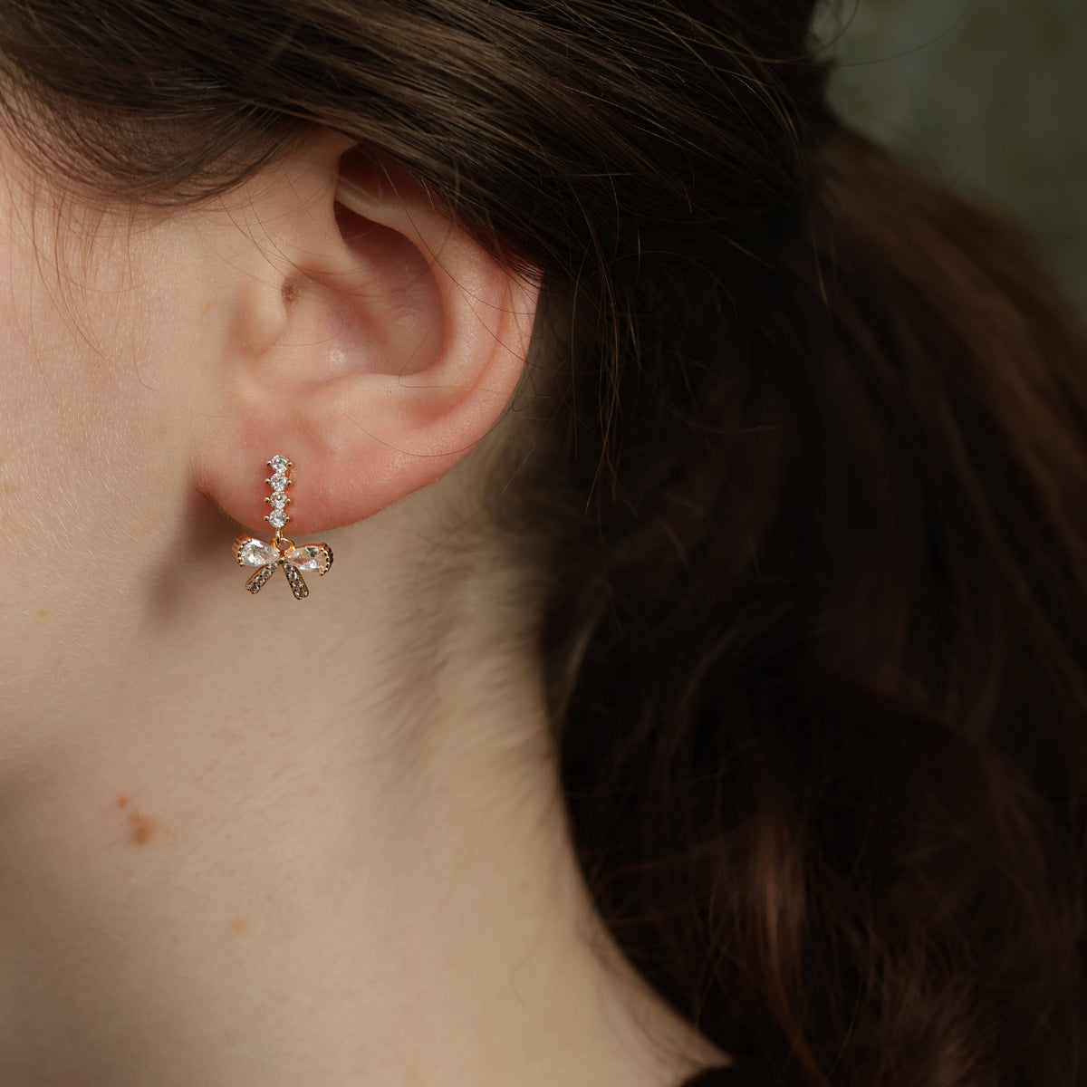 Bow Stud Earrings