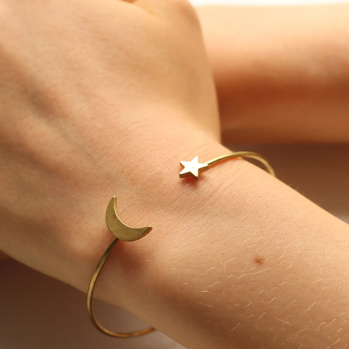Star and Moon Wrap Bracelet