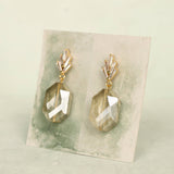 Champagne Yellow Drop Earrings