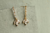 Crystal Petal Earrings
