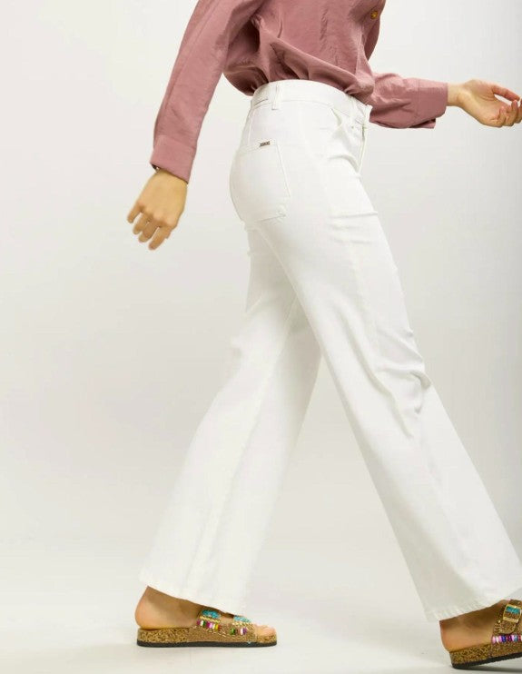 Crush Wide Leg - Ecru *NEW*