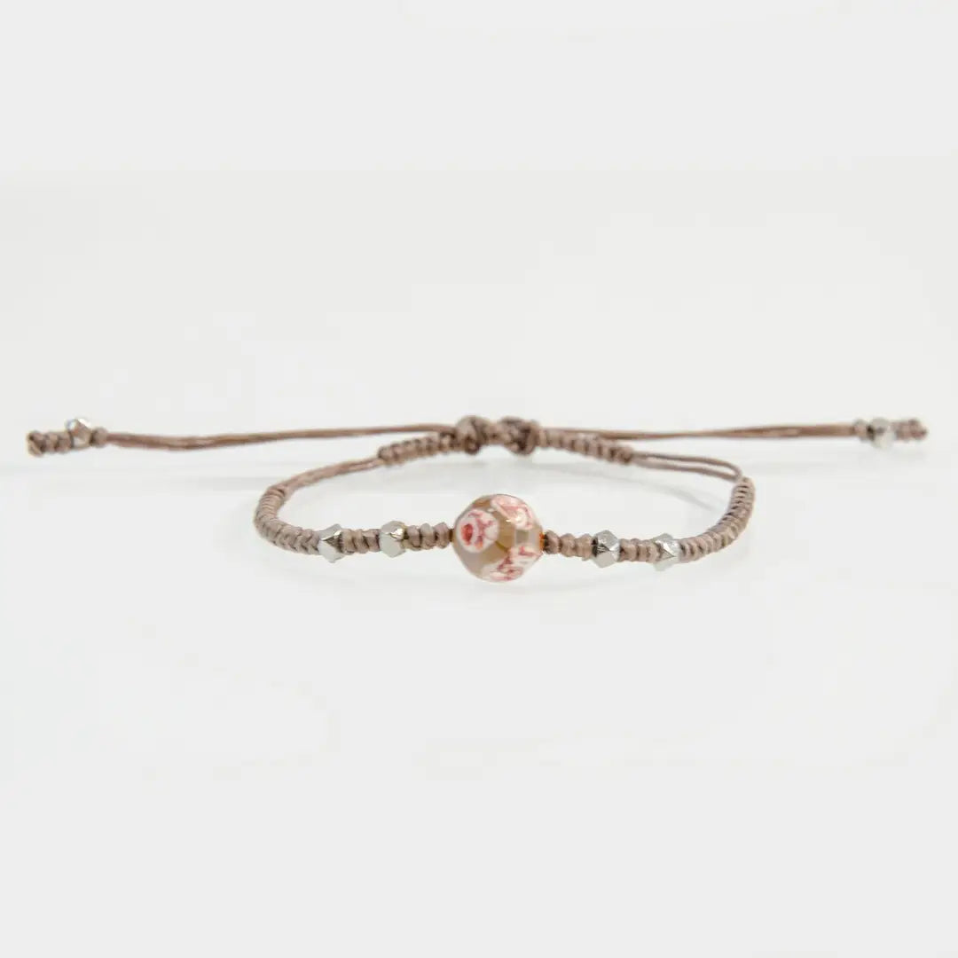 Semi Precious Disc Bracelet