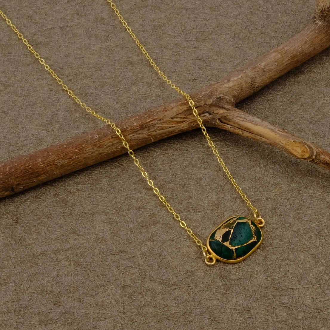 Emerald Gemstone Necklace