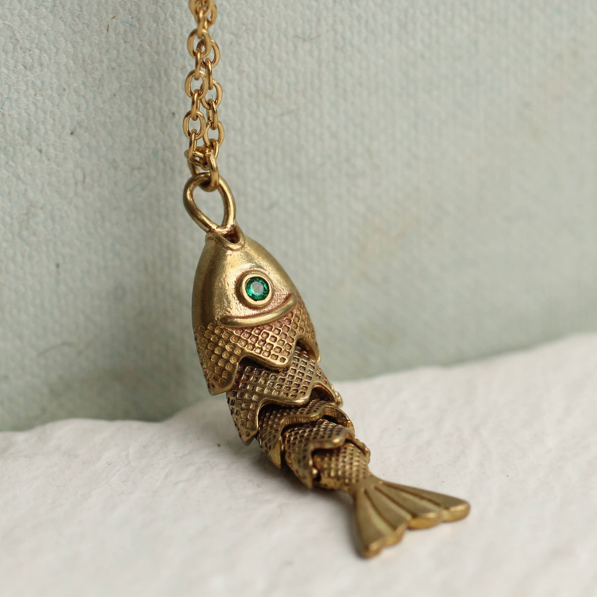 Gold Fish Necklace