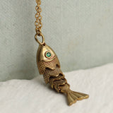 Gold Fish Necklace