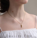 Gold Fish Necklace