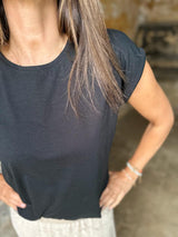 Camiseta lisa negra