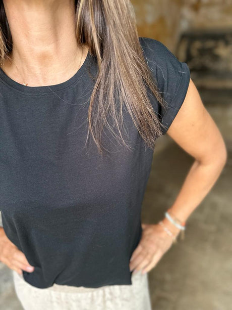Camiseta lisa negra