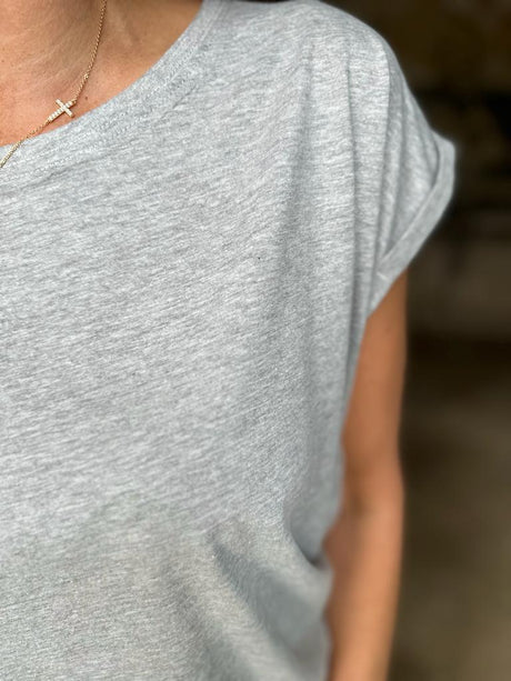 Camiseta lisa gris