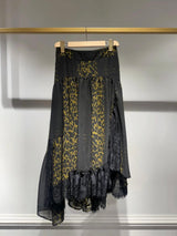 Talent Animal Print Skirt - Khaki