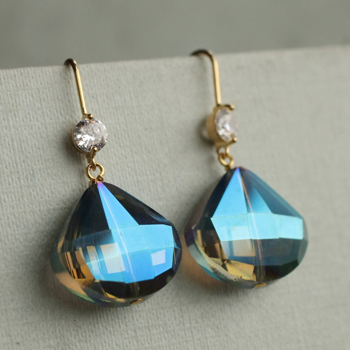 Labradorite Blue Earrings