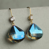 Labradorite Blue Earrings