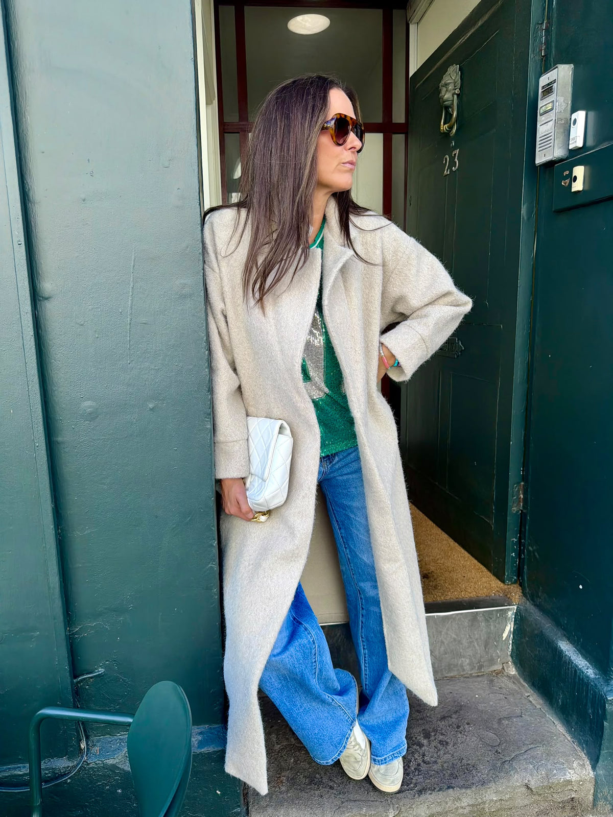 Mara Knitted Jacket - Ecru