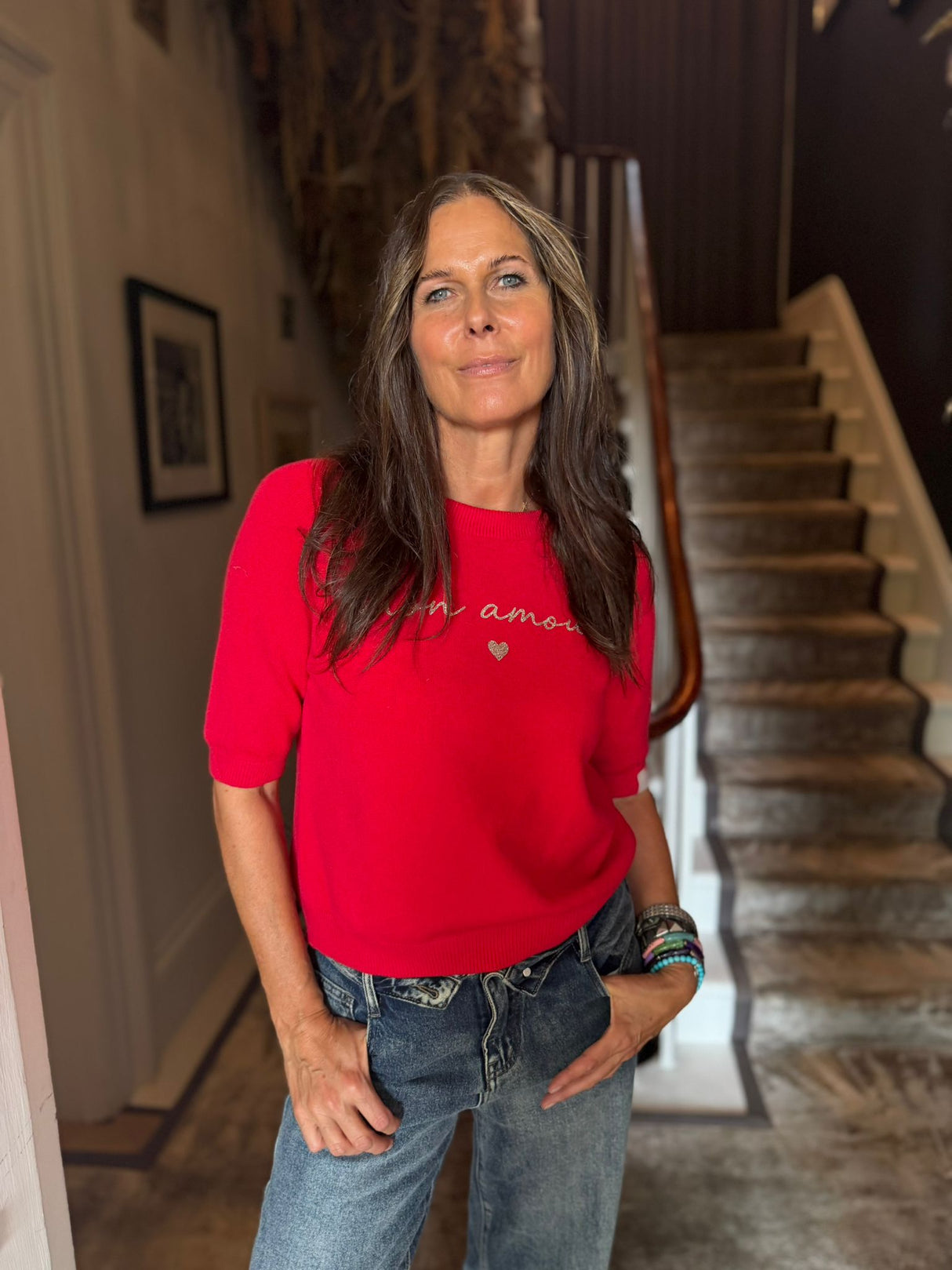 Mon Amour Knit - Red
