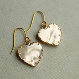 Pearl Heart Earrings