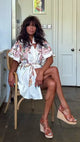 Lea Printed mini dress