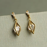 Rhombus Jewel Earrings