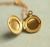 Dandelion Locket Necklace