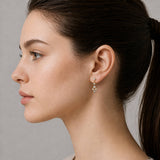 Tiny Vermeil Chandelier Earrings