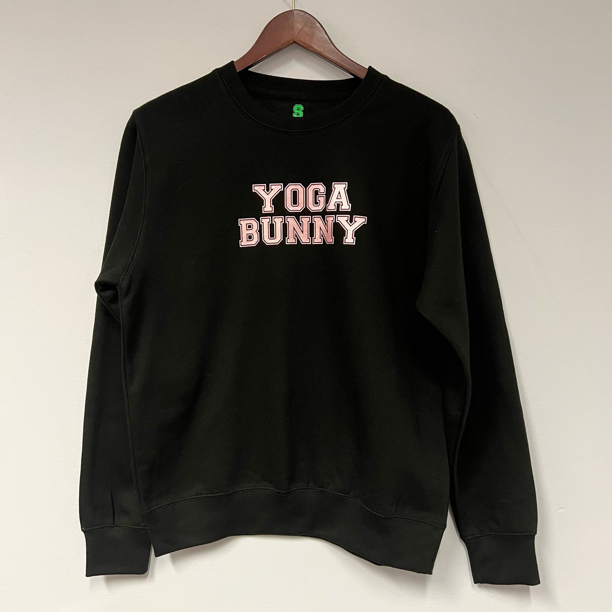 Moletom Yoga Bunny Preto/Ouro Rosa