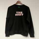 Moletom Yoga Bunny Preto/Ouro Rosa