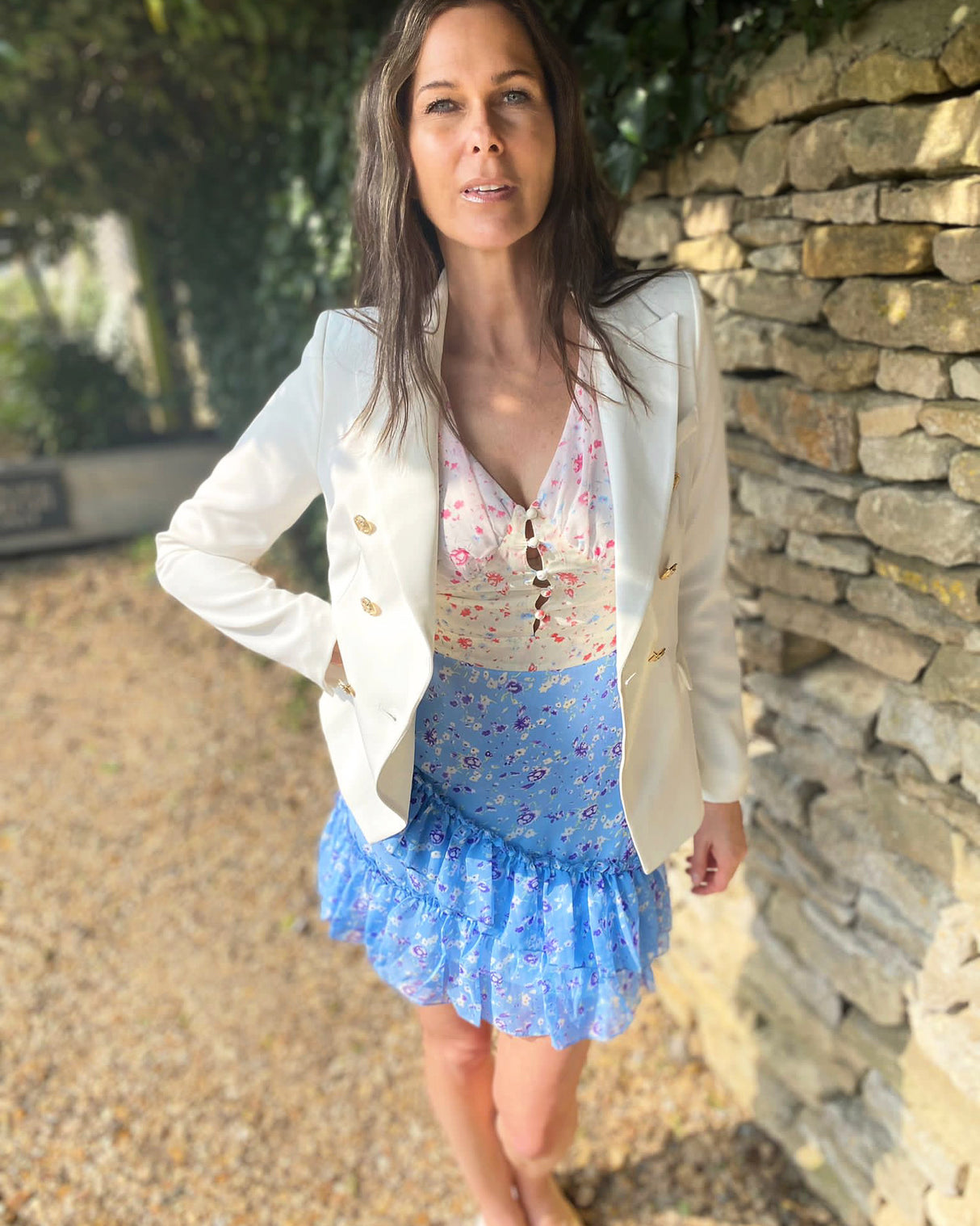 Eliza Blazer White