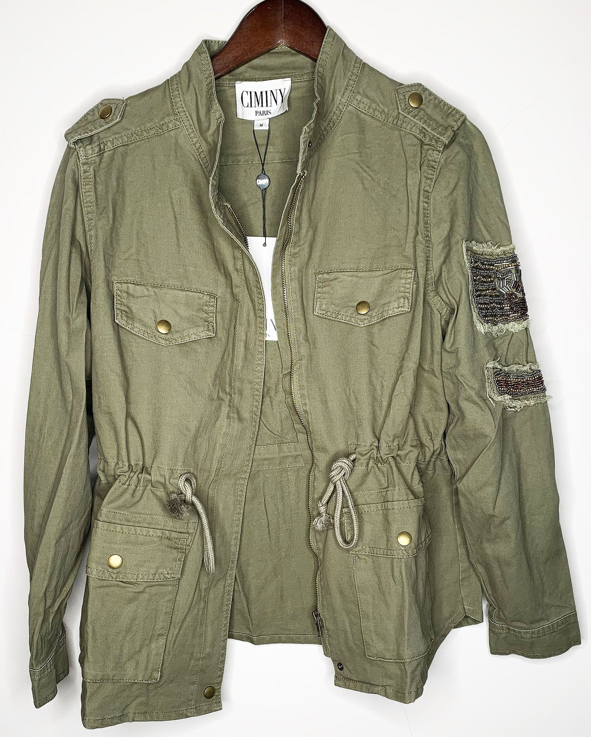Chaqueta cargo Niko color caqui
