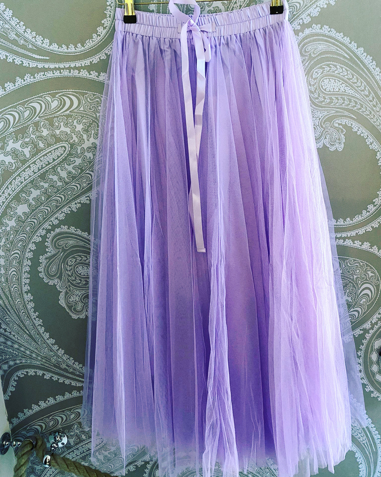 Falda de tul Tessa color lavanda