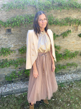 Tessa Tulle Skirt Camel