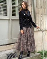 Victoria Velvet Blazer - Black